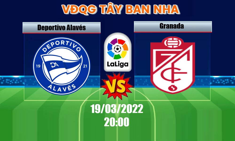 Soi Kèo Deportivo Alaves vs Granada, 20H00 – 19/03/2022, VĐQG TÂY BAN NHA