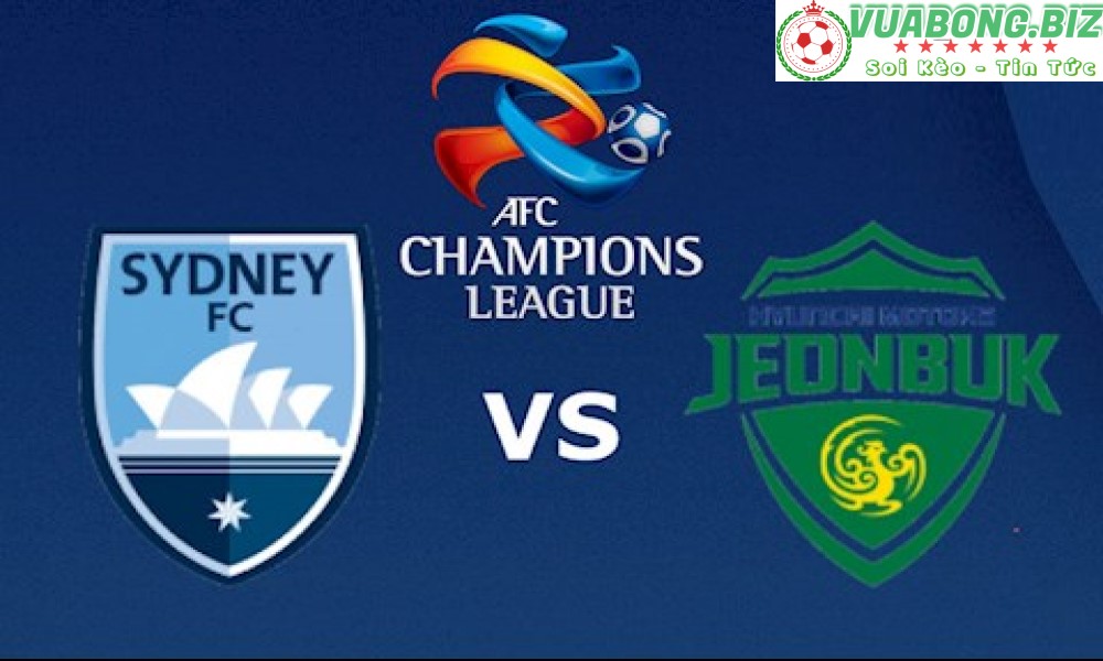 Soi Kèo Sydney vs Jeonbuk, 21h00 – 28/04/2022, AFC Champions League