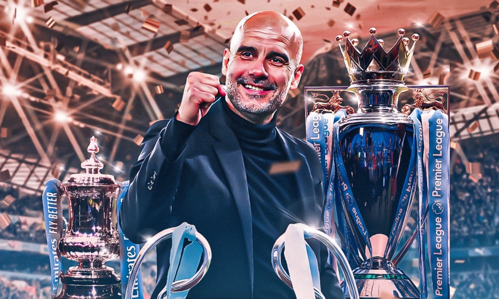 Pep làm nên lịch sử với Man City