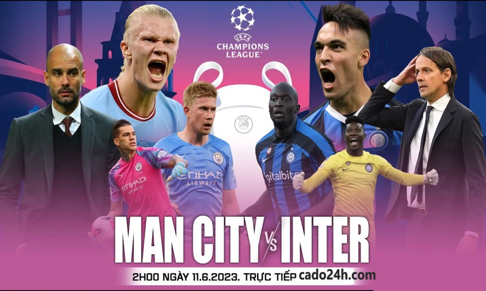 Tỷ lệ kèo trận Man City vs Inter hôm nay, 02h00 ngày 11/6