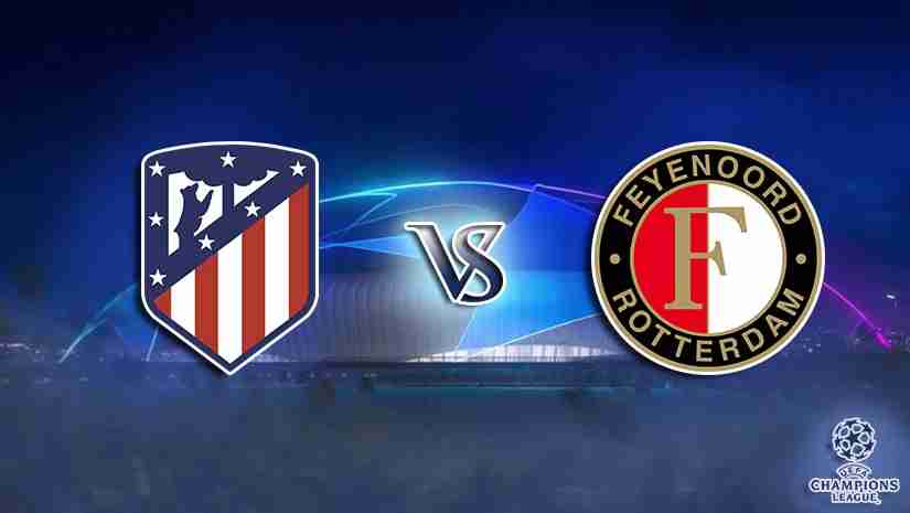 Soi Kèo Atletico Madrid vs Feyenoord, 23h45 ngày 04/10: Cúp C1 Châu Âu