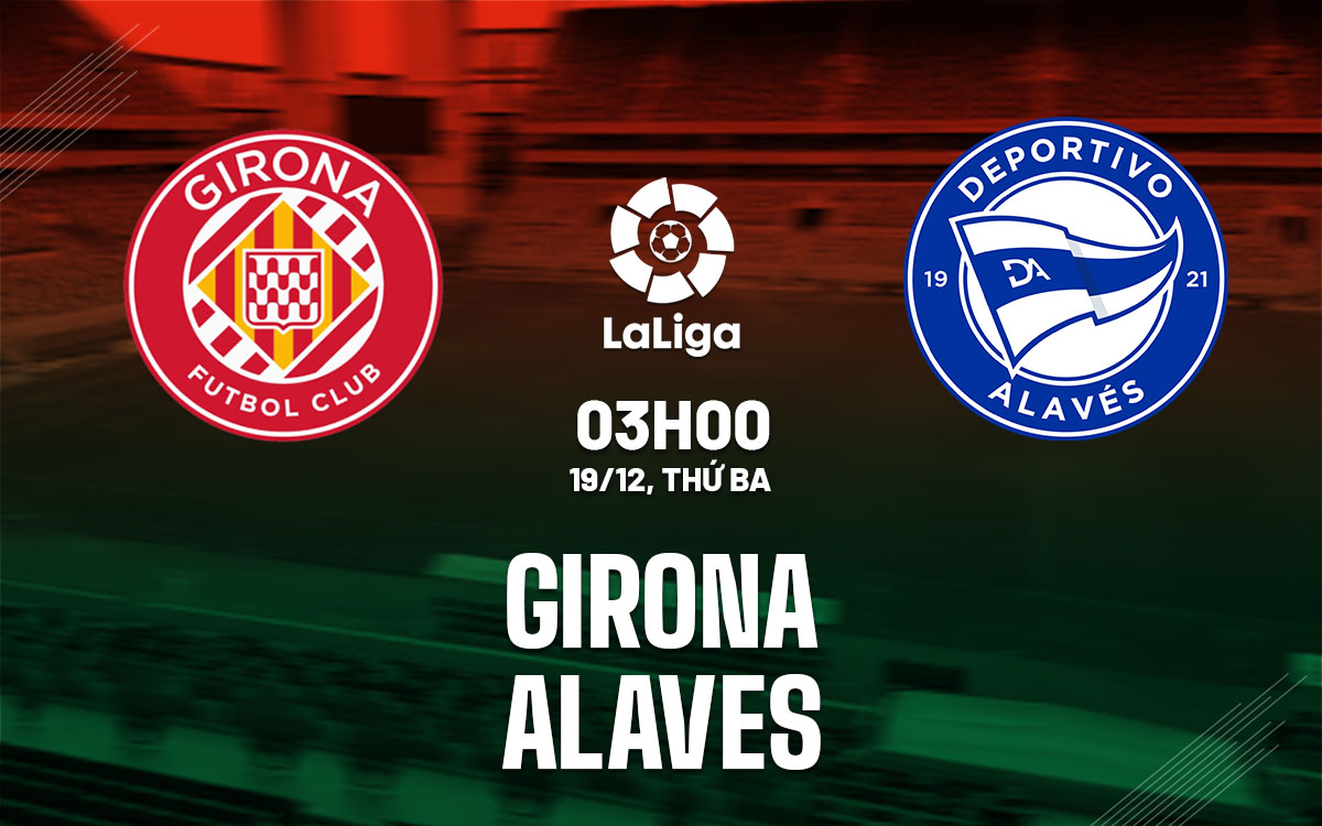 Soi Kèo Girona vs Alaves, 03h00 ngày 19/12