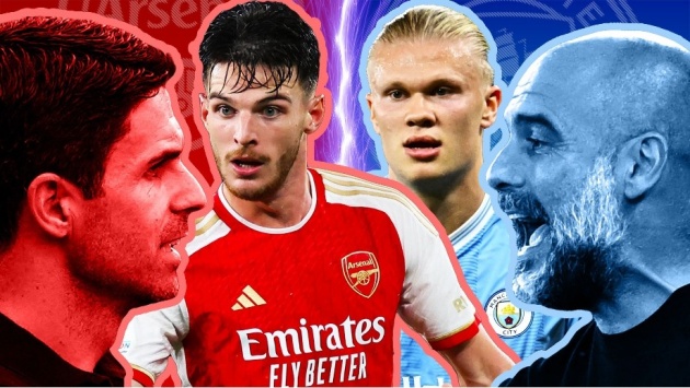 5 trận đấu gần nhất giữa Man City và Arsenal