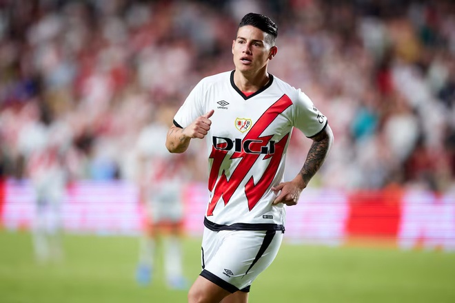 James Rodriguez đếm ngược ngày rời Vallecano