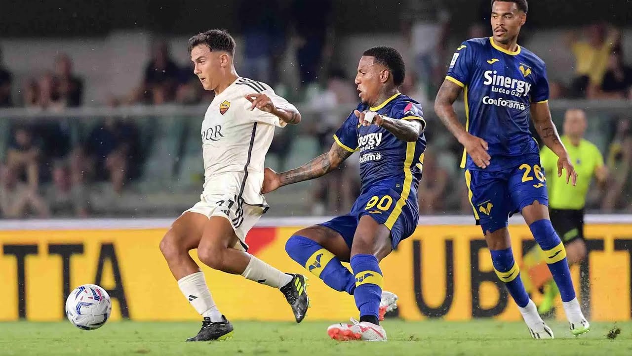 VERONA vs AS ROMA | Liên tiếp bắn phá - phản công sắc bén, kịch tính đến phút cuối cùng